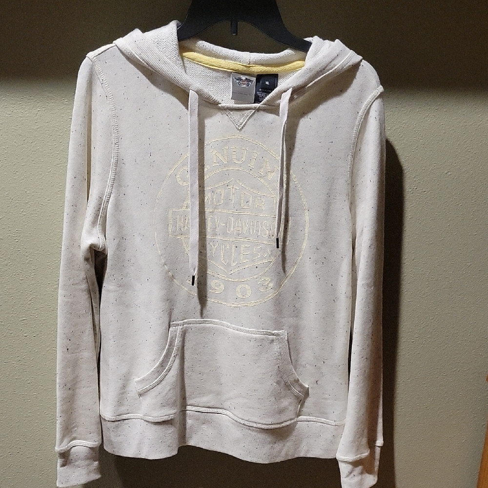 Harley-Davidson Speckled Cream Hoodie